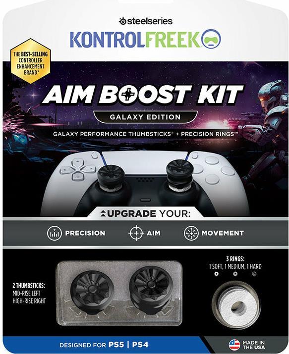 Steelseries 6204-PS5 - PlayStation 5 - Impugnature per racchetta analogiche - Nero - Bianco - Stati Uniti - 1 pezzo(i) - Scatol