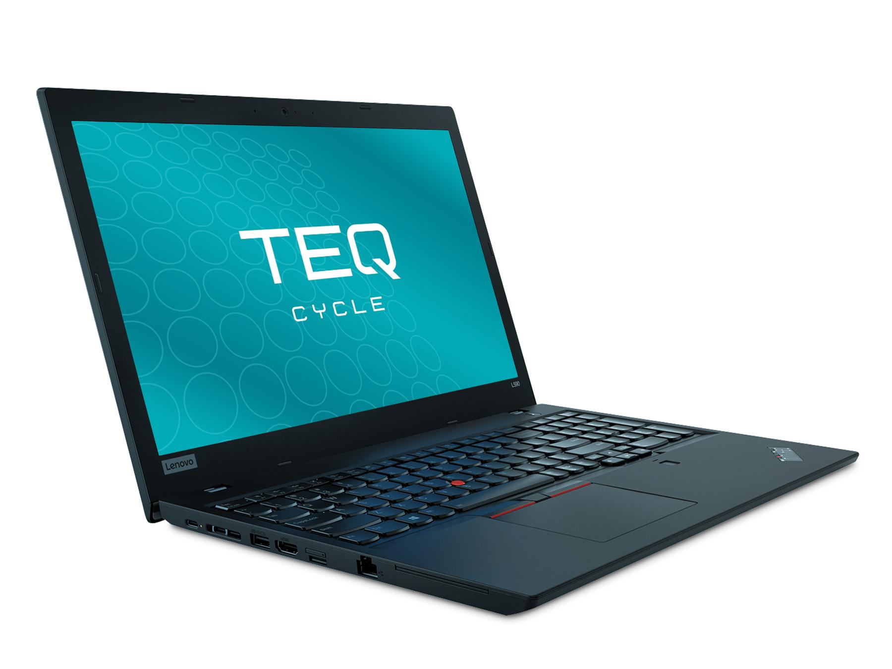 Teqcycle Lenovo Thinkpad L590 Intel Core i5 i5-8365U Computer portatile 396 cm (15.6") Full HD 16 GB DDR4-SDRAM 256 GB SSD Wi-F