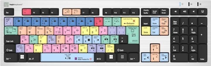 LogicKeyboard Adobe Premiere Pro CC UK (PC/Slim)