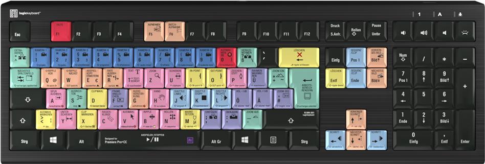 LogicKeyboard Adobe Premiere Pro CC Astra 2 DE (PC)