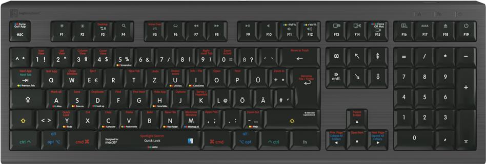 LogicKeyboard scorciatoie...