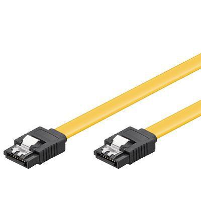 Microconnect SAT15005C6 cavo SATA 05 m SATA 7-pin Giallo (SATA cable 6GB SATA III 050M - 7-Pole to 7-Pole SATA plugs - 300pcs/b