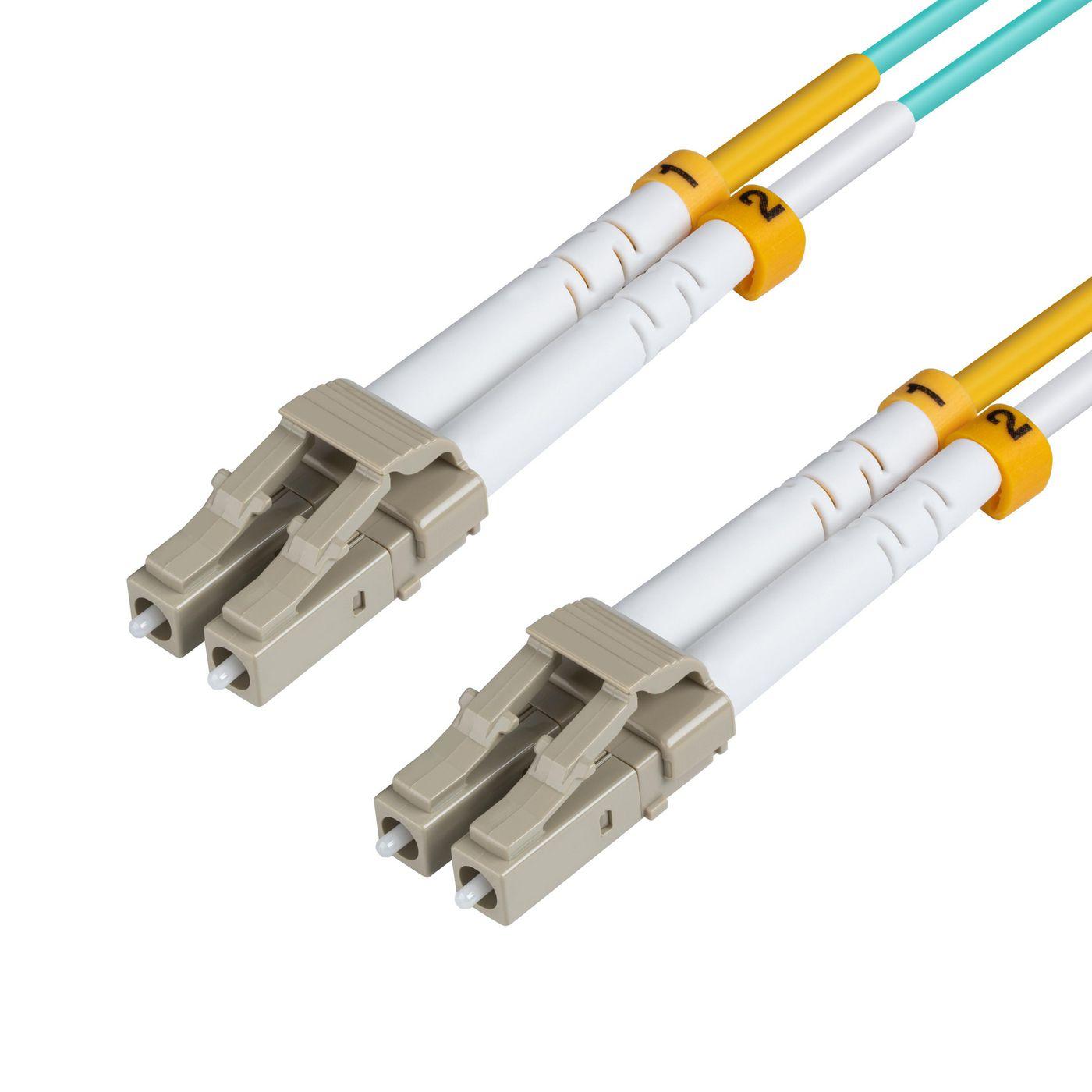 Microconnect LC/PC-LC/PC, 150m, 50/125 cavo a fibre ottiche OM3 Blu (LC/UPC-LC/UPC 150m OM3 - MM Duplex LSZH OD: 2mm, 0.3dB - A
