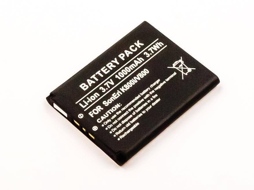 CoreParts MSPP0156 ricambio per cellulare Batteria Metallico (Battery for Sony Mobile 3.7Wh - Li-ion 3.7V 1000mAh Sony - Ericss