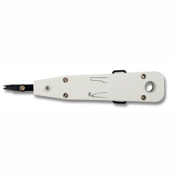 Microconnect PP-LSA2 pinza spellacavi Bianco (LSA-insertion tool - for LSA terminals and cutting - Warranty 12M)