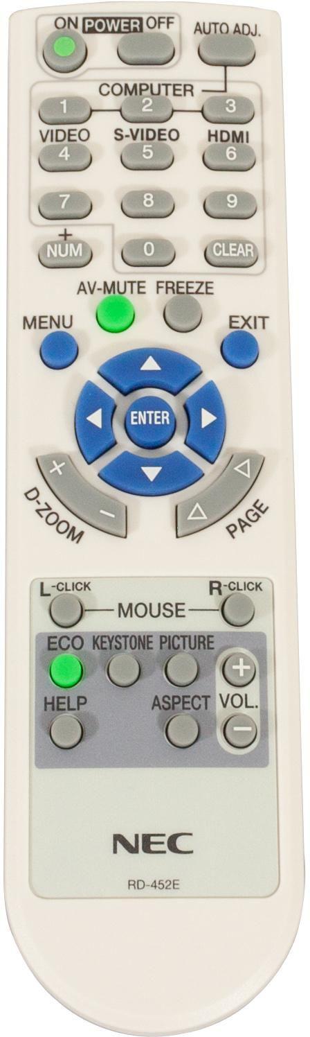 Remote Commander RD-452E - Warranty: 3M