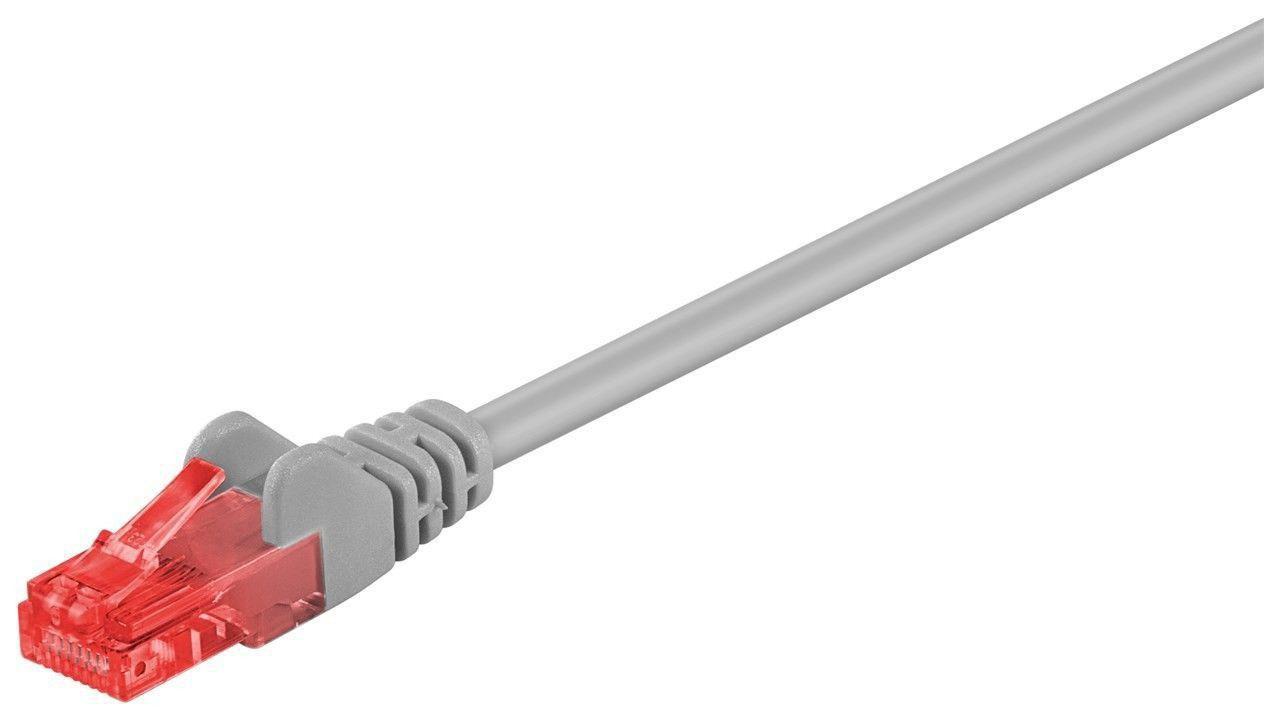 Microconnect B-UTP605 cavo di rete Grigio 5 m Cat6 U/UTP UTP (U/UTP CAT6 5M Grey PVC - Unshielded Network Cable - PVC 4x2xAWG 2