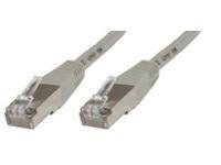 Microconnect Cat5e 0.5m cavo di rete Grigio 05 m F/UTP FTP (F/UTP CAT5e 0.5m Grey PVC - Outer Shield Foil screening - 4x2xAWG
