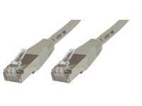 Microconnect Cat5e 3m cavo di rete Grigio F/UTP FTP (F/UTP CAT5e 3m Grey PVC - Outer Shield Foil screening - 4x2xAWG 26 CCA -