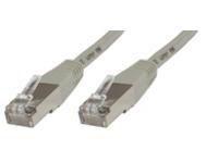 Microconnect 10M Cat5e RJ-45 to RJ-45 M/M cavo di rete Grigio F/UTP FTP (F/UTP CAT5e 10m Grey PVC - Outer Shield Foil screenin