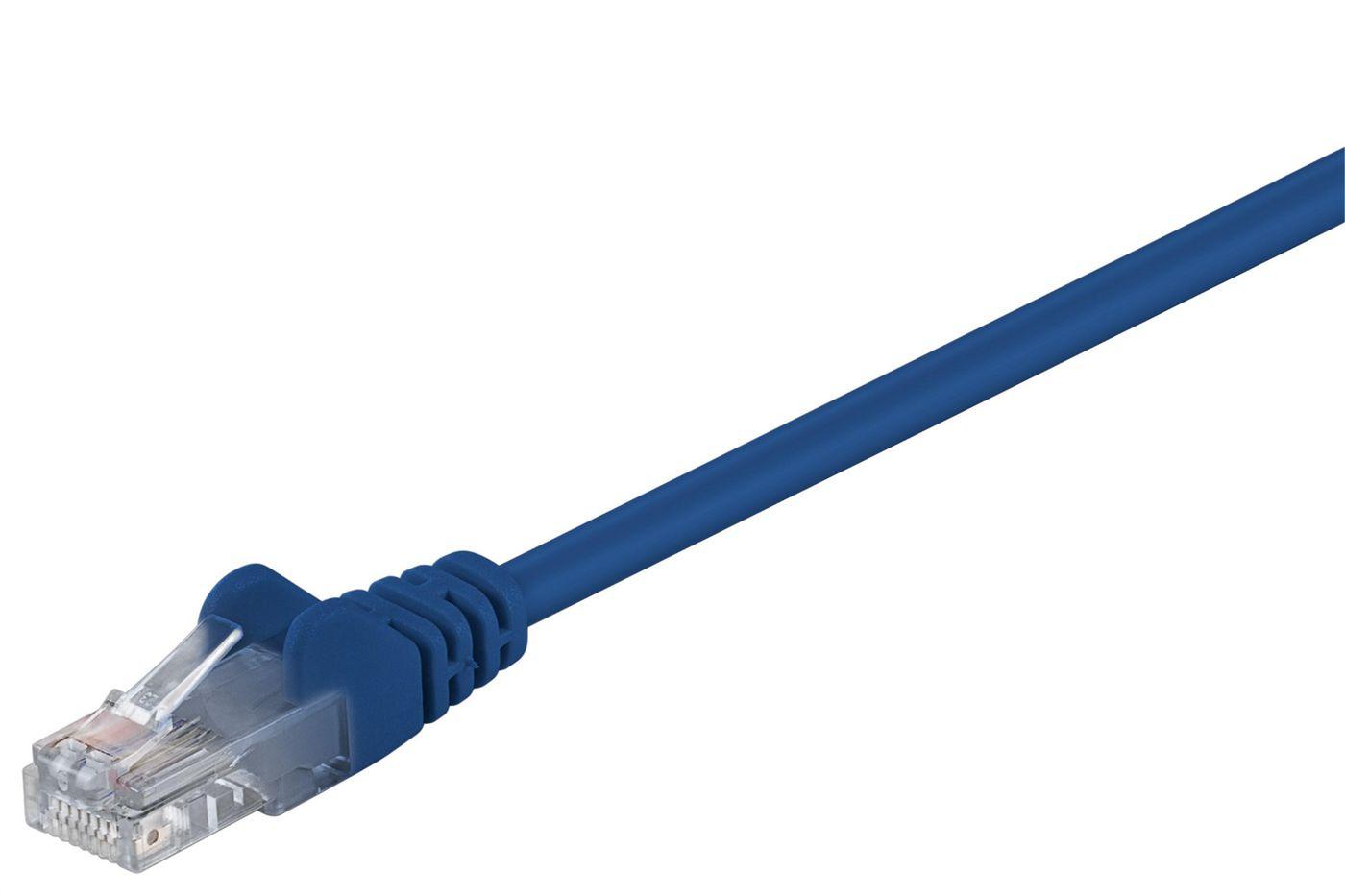Microconnect Cat5e UTP 0.5m cavo di rete Blu 05 m U/UTP UTP (U/UTP CAT5e 0.5M Blue PVC - Unshielded Network Cable - PVC 4x2xAWG