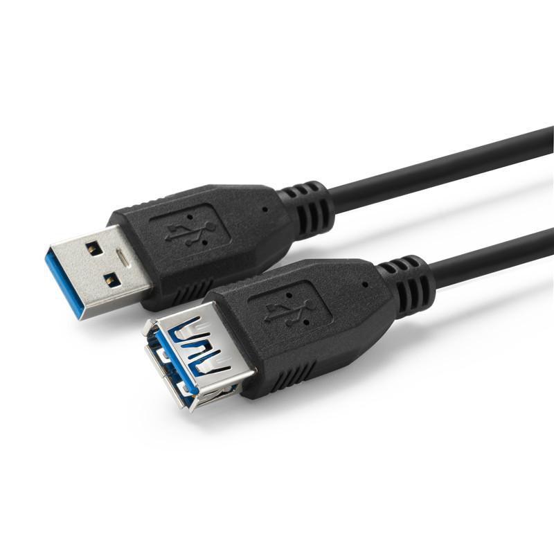USB3.0 A-A 2m M-F Black