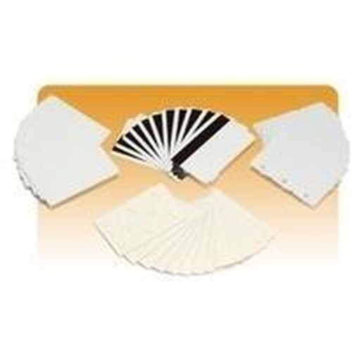 500-PK PVC CARDS 30MIL SILVER