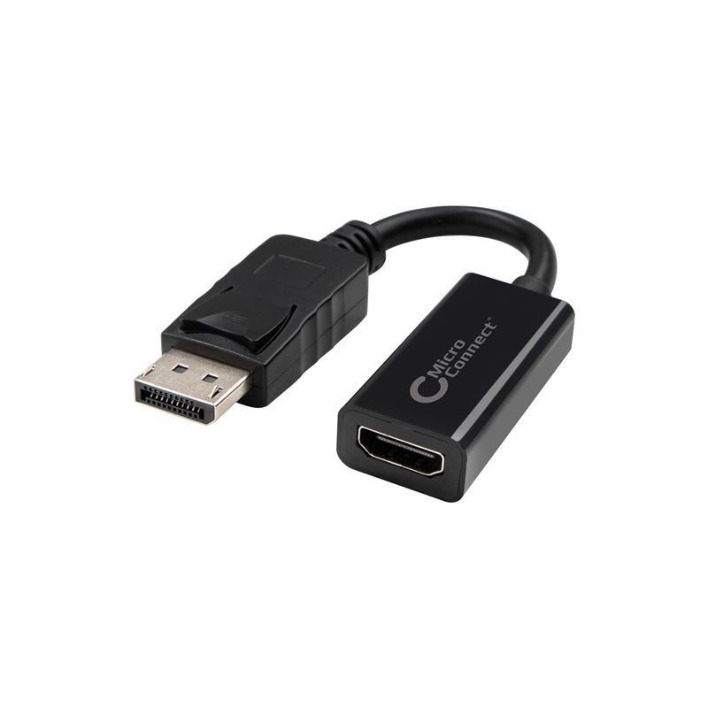 Microconnect HDMI M-F 005 m DisplayPort Nero (Adapter Displayport - HDMI M-F - Support 19201080P Passive - Black 5cm cable. - W