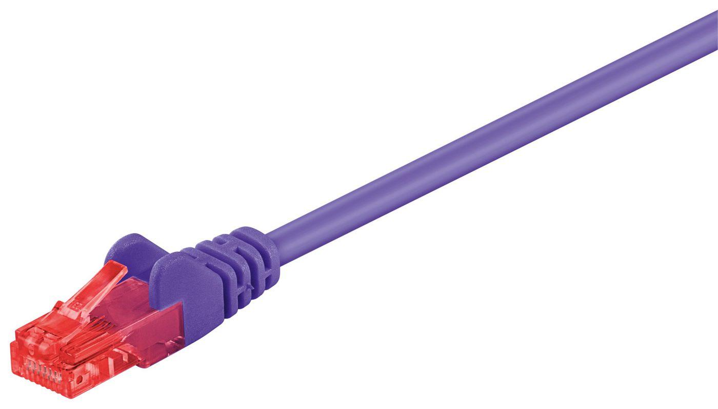 Microconnect UTP Cat6 3m cavo di rete Porpora U/UTP UTP (U/UTP CAT6 3M purple PVC - Unshielded Network Cable - PVC 4x2xAWG 26 C