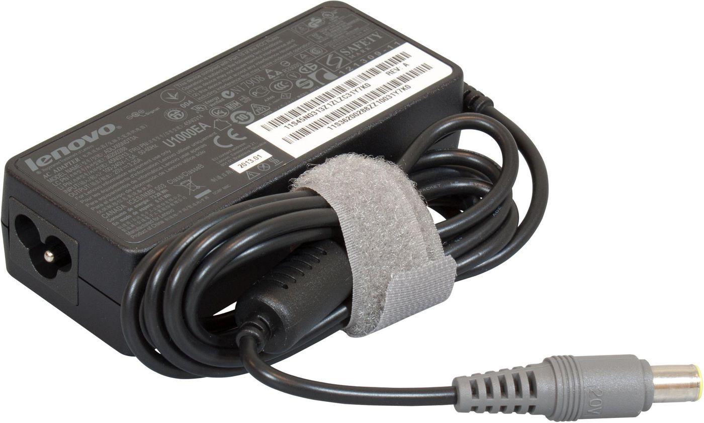 Lenovo FRU45N0120 adattatore e invertitore Interno 65 W Nero (AC-Adapter 65W - FRU45N0120, Notebook, Indoor, 100-240 V, 50/60 H