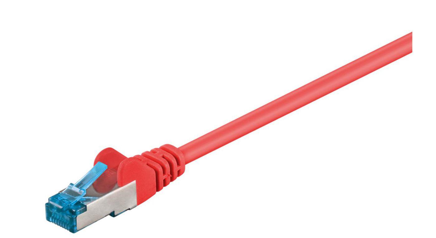 S/FTP CAT6A 1M Red LSZH