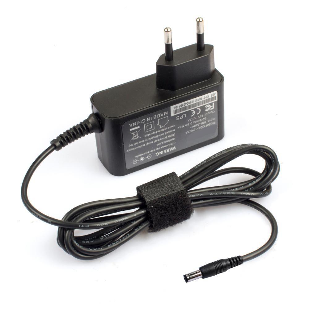 CoreParts MBA1253 adattatore e invertitore Interno 24 W Nero (Power Adapter 24W 12V 2A - Plug5.52.1 Including EU - Power Cord 2