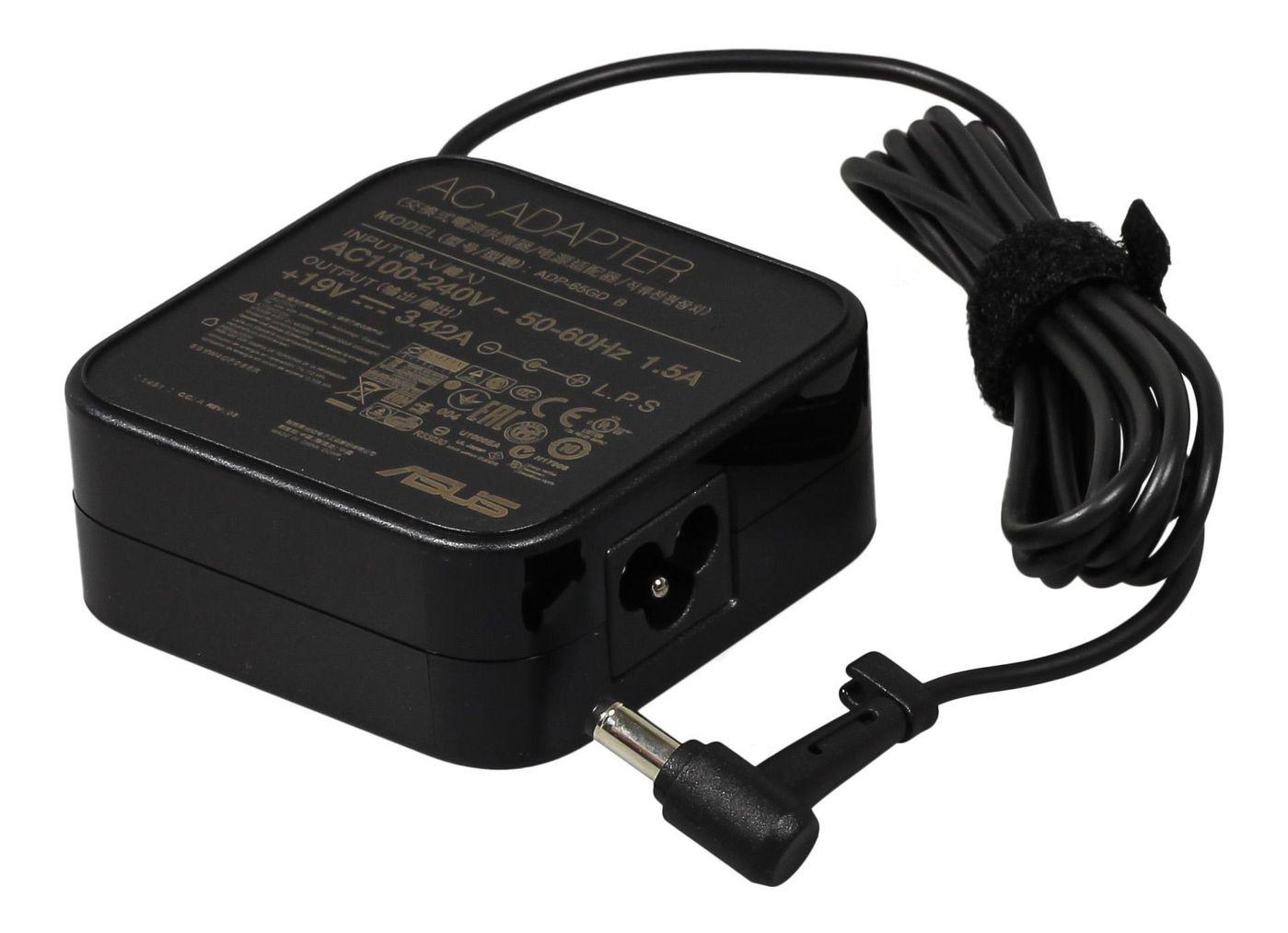 ASUS 0A001-00040000 adattatore e invertitore Interno 65 W Nero (AC-Adapter 65W 19V 3-pin - 0A001-00040000 Indoor 19 V - 65 W 3-
