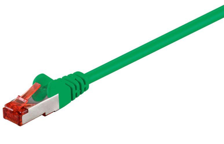 S/FTP CAT6 1.5m Green LSZH