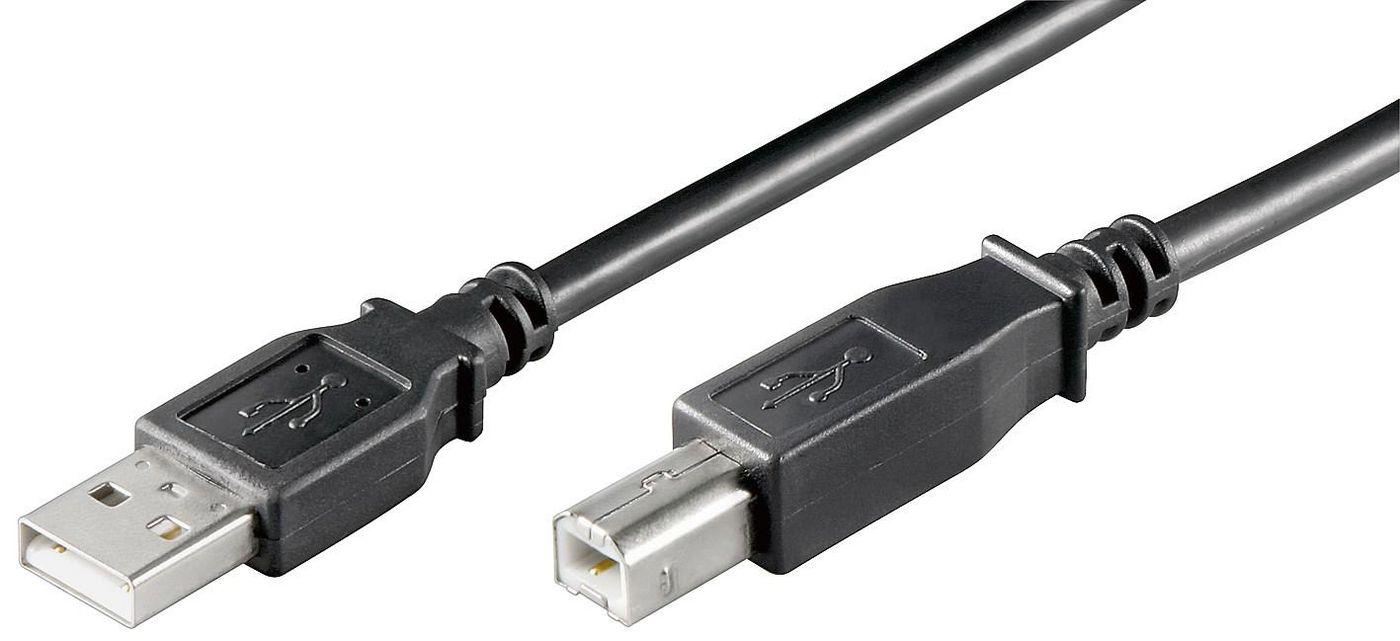 USB2.0 A-B 05m M-M BLACK