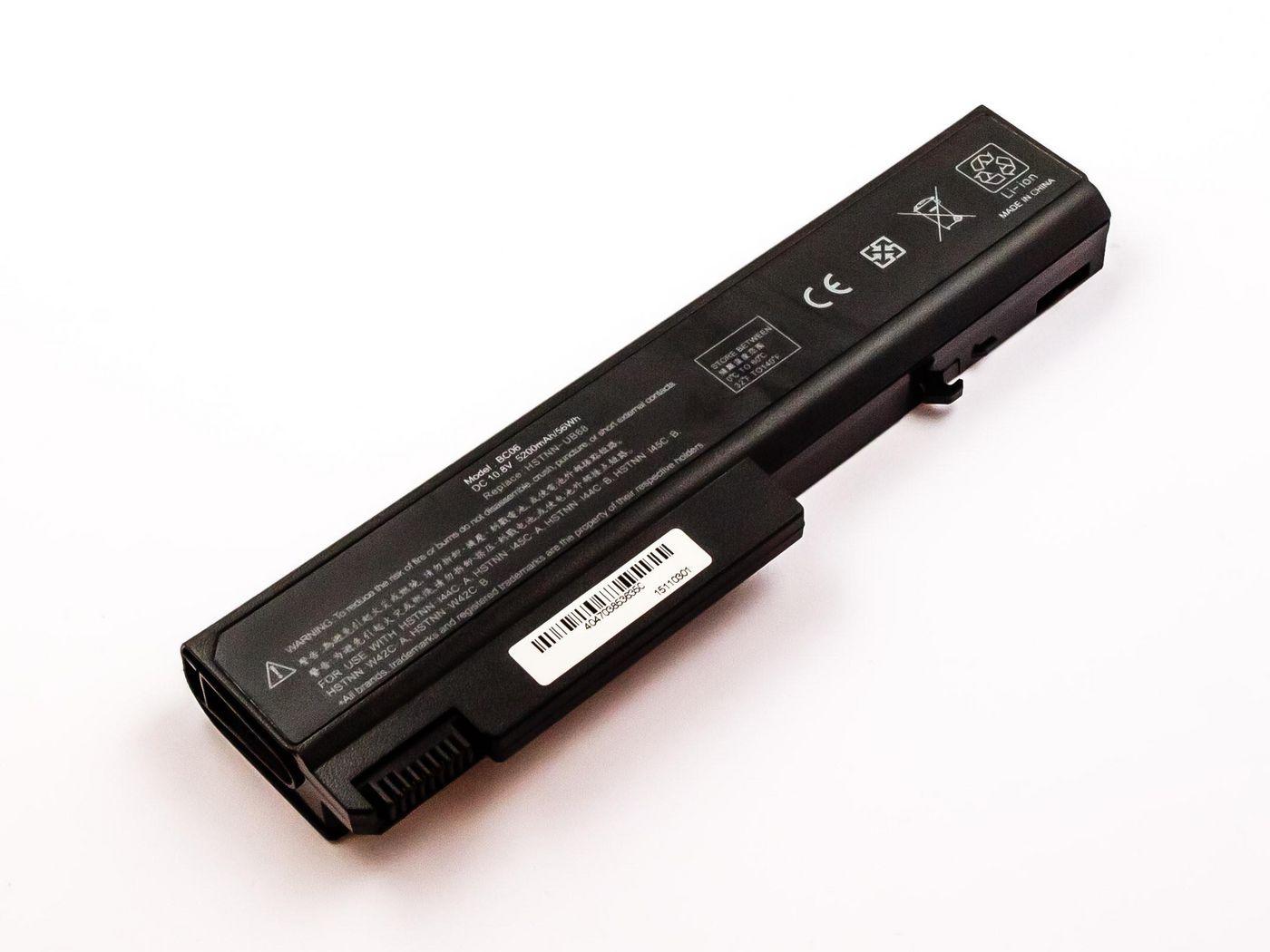 CoreParts MBI2357 ricambio per laptop Batteria (Laptop Battery for HP 56Wh 6 - Cell Li-ion 10.8V 5.2Ah Black - 56Wh 6 Cell Li-i
