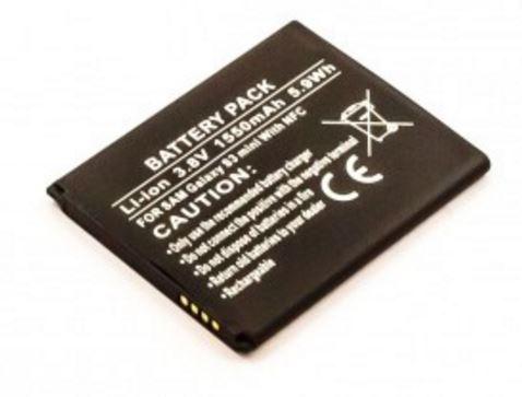 CoreParts MSPP2820 ricambio per cellulare Batteria Nero (Battery 5.89Wh Li-ion 3.8V - 1550mAh for Samsung Mobile - 5.89Wh Li-io