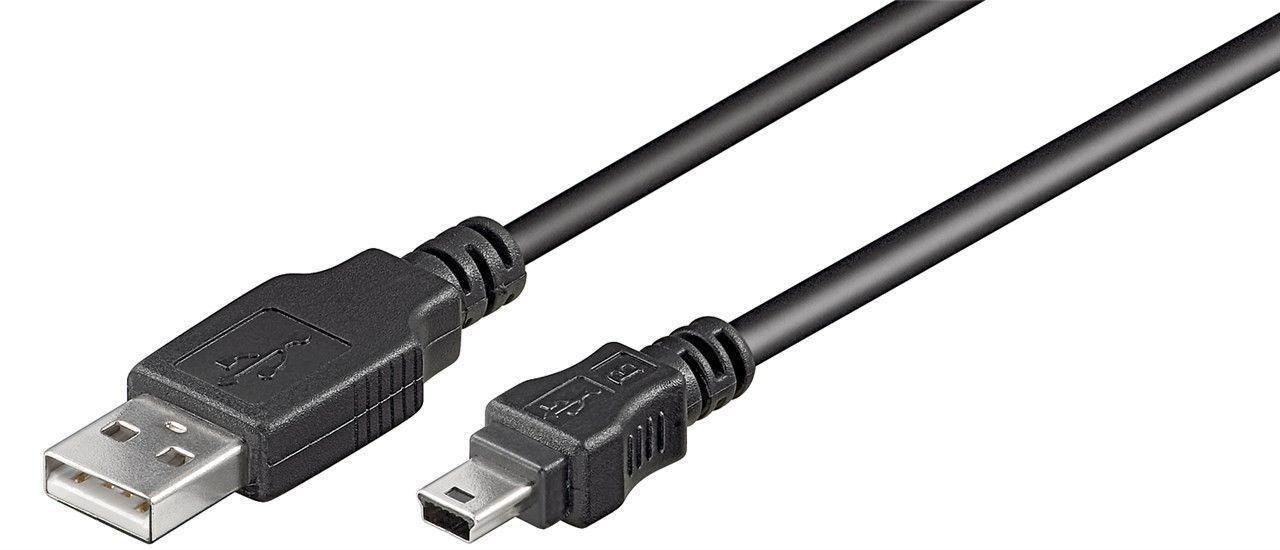 USB A - Mini USB B 5P 3m M-M