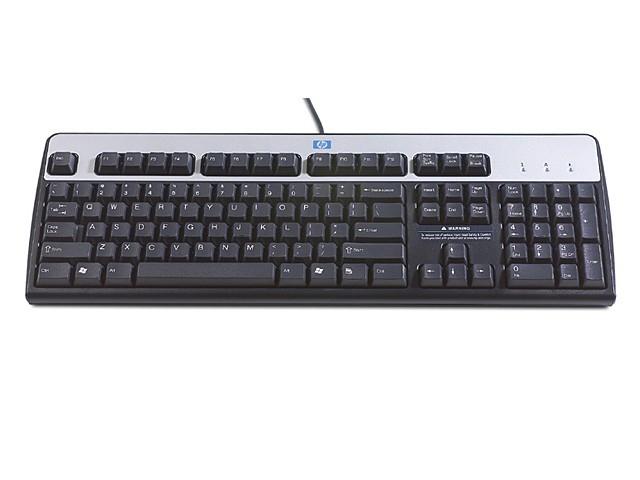 HP 701429-061 tastiera USB QWERTY Italiano Nero, Argento