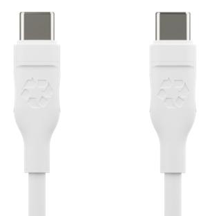 dbramante1928 re-charge cavo USB 12 m USB 2.0 USB C Bianco (CABLE - 1.2M - USB-C TO USB-C - - TPE - WHITE)