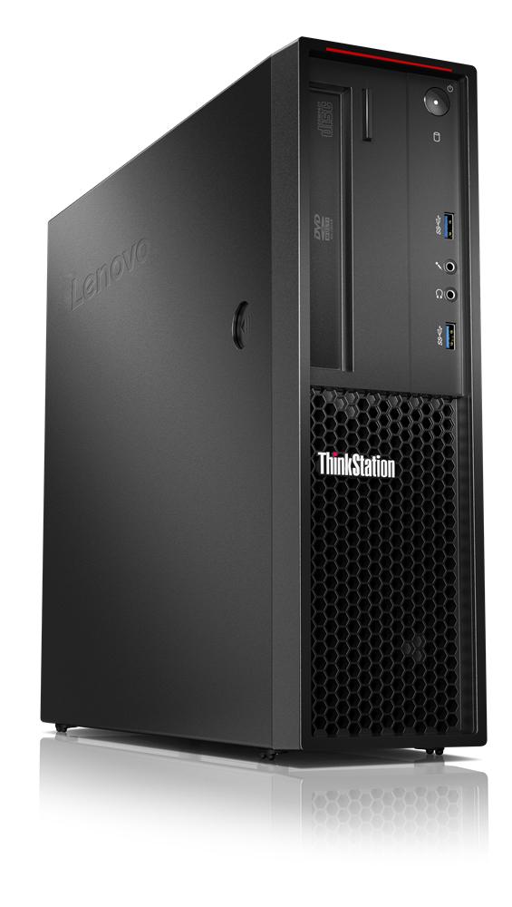 T1A Lenovo ThinkStation P320 Intel Xeon E3 v6 E3-1225V6 8 GB DDR4-SDRAM 1 TB HDD Windows 10 Pro SFF Stazione di lavoro Nero