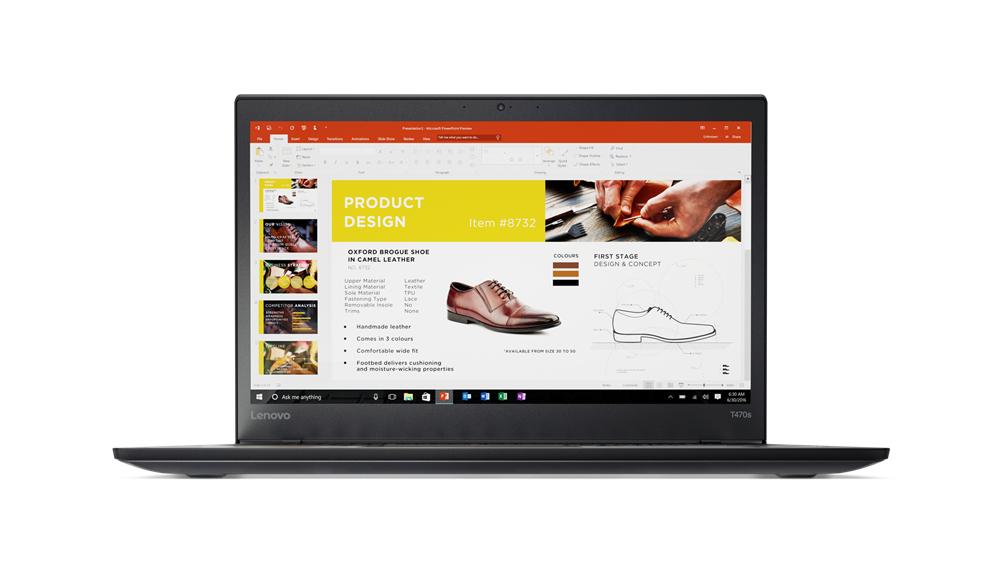 T1A Lenovo ThinkPad T470s Refurbished Intel Core i5 i5-6300U Computer portatile 35,6 cm (14") Full HD 8 GB DDR4-SDRAM 256 GB SS