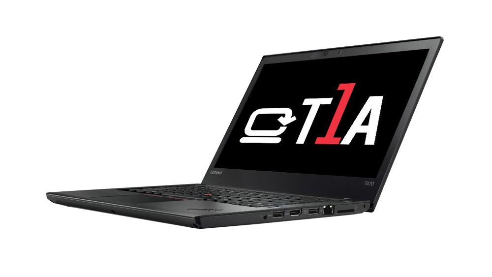 T1A ThinkPad Lenovo T470 Refurbished Intel Core i5 i5-6200U Computer portatile 35,6 cm (14") 8 GB DDR4-SDRAM 256 GB SSD Wi-Fi 5