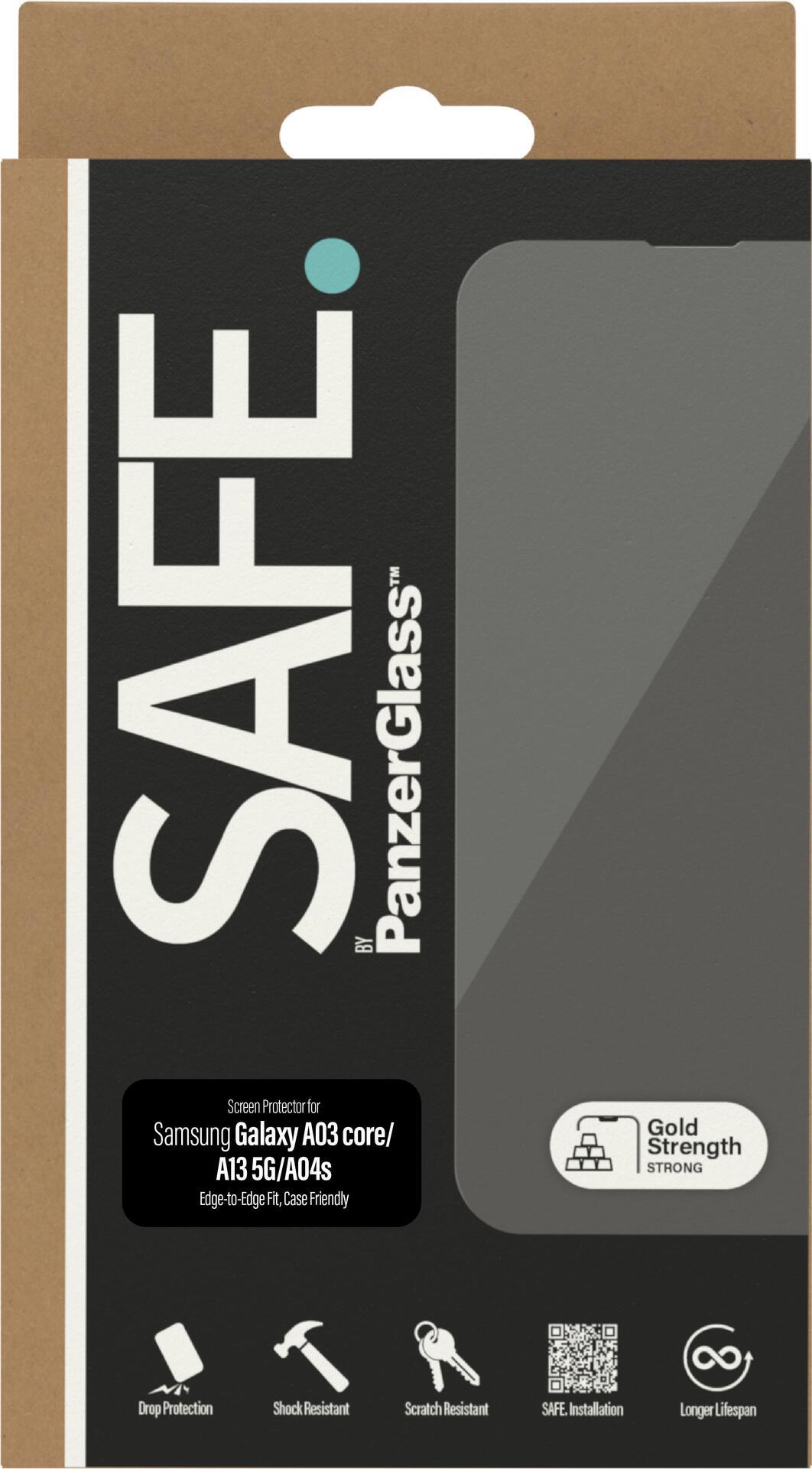 PanzerGlass SAFE GALAXY A03 CORE/A13 5G CASE FRIENDLY Pellicola proteggischermo trasparente Samsung 1 pz (PANZERGLASS SAMSUNG A