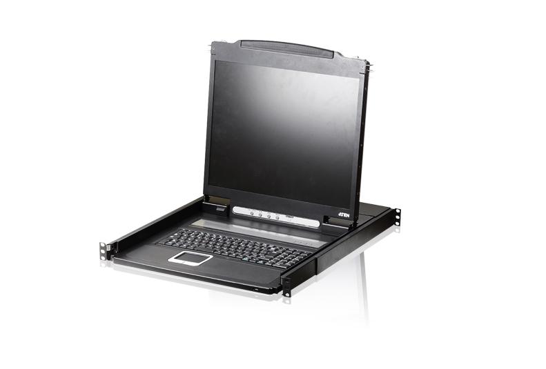 ATEN CL1000N switch per keyboard-video-mouse (kvm) Montaggio rack Nero