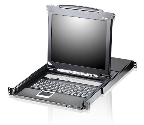 ATEN CL5708N switch per keyboard-video-mouse (kvm) Montaggio rack Nero