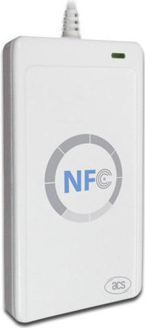 ACR122 NFC USB - PC/SC NFC Contactless, Buzzer - 13.56MHz contactless technology, ISO 14443 A/ B, NFC & FeliCa - Warranty: 12M