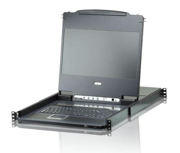 ATEN CL6708MW switch per keyboard-video-mouse (kvm) Montaggio rack Nero