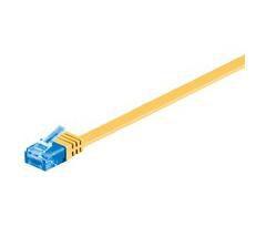 U/UTP CAT6A 1M Yellow Flat
