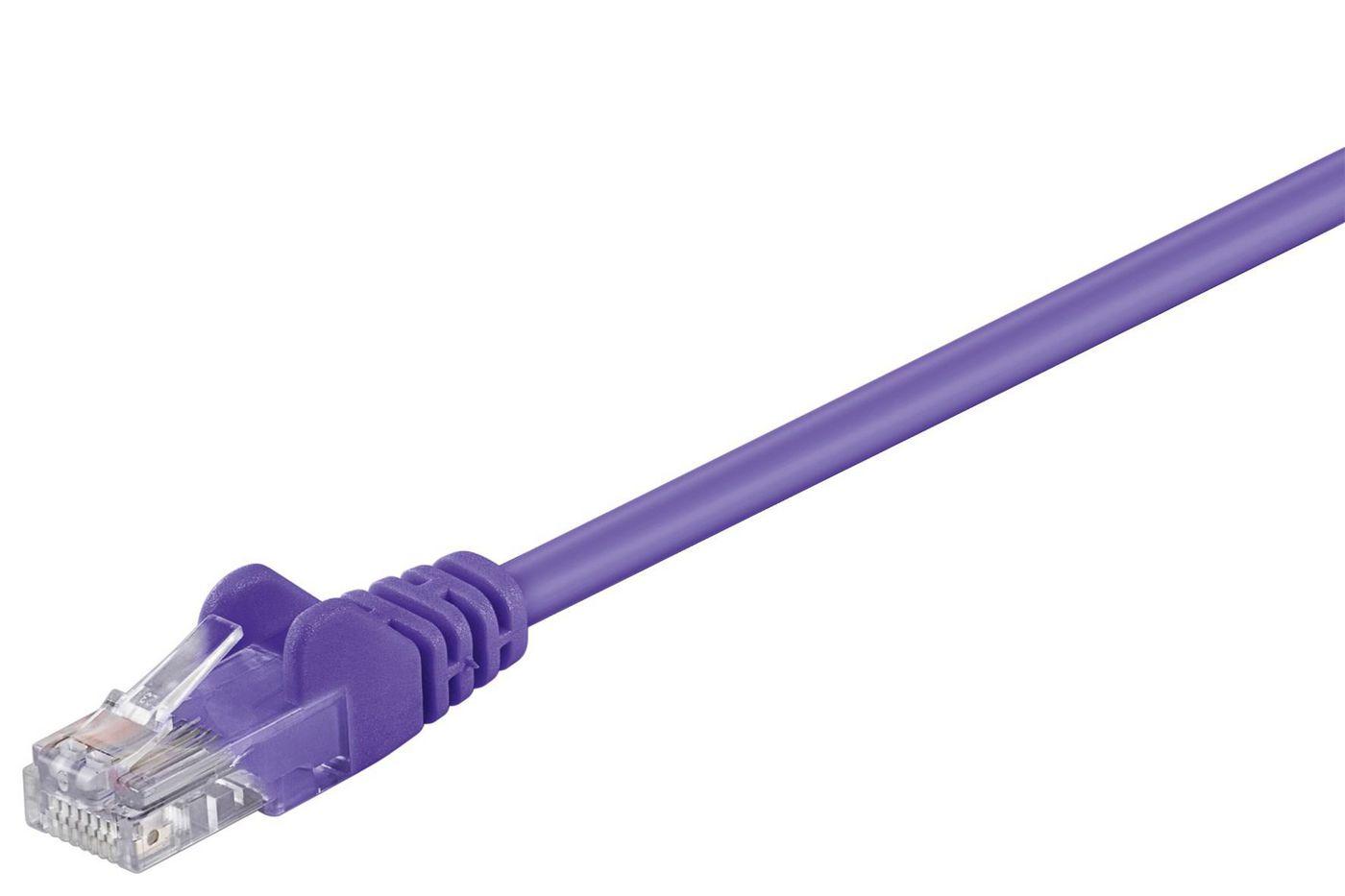 Microconnect B-UTP50025P cavo di rete Porpora 025 m Cat5e U/UTP UTP (U/UTP CAT5e 0.25M Purple PVC - Unshielded Network Cable -