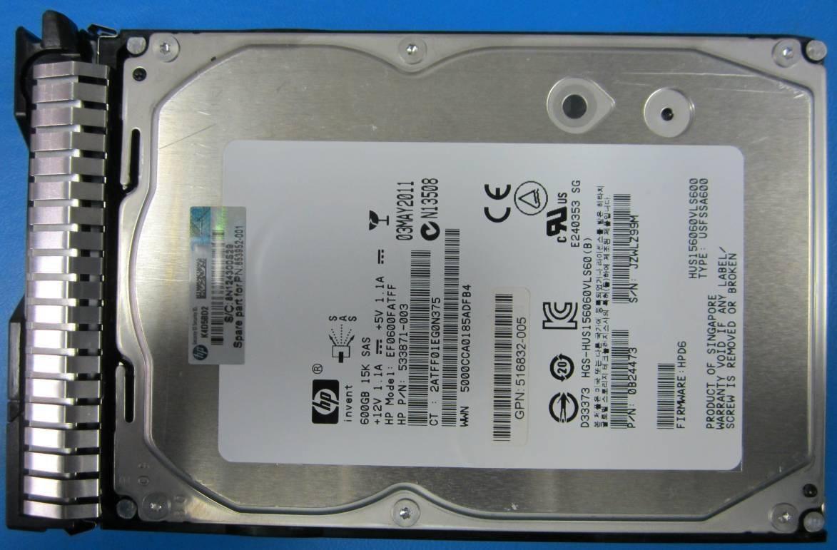 600 GB 6GA15K 35" DP EVA