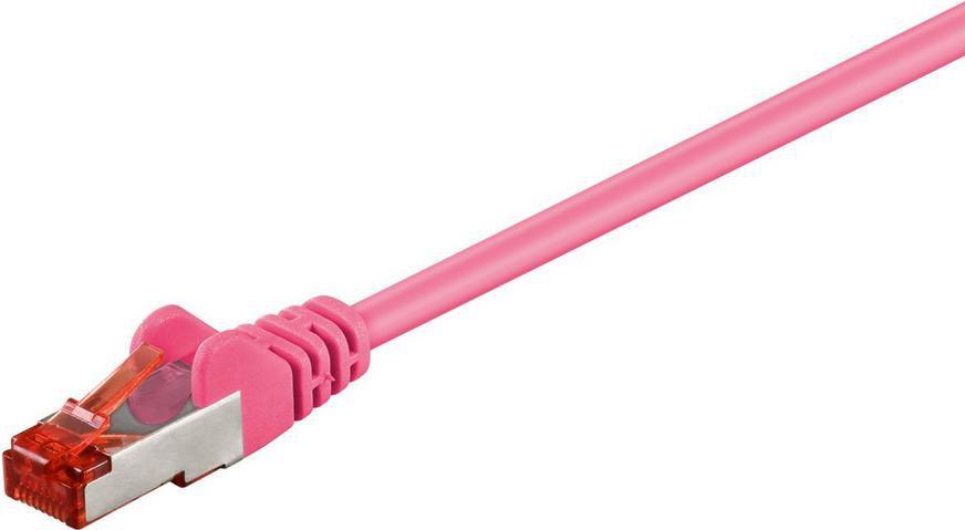 Microconnect B-FTP603PI cavo di rete Rosa 3 m Cat6 F/UTP [FTP] (F/UTP CAT6 3m Pink PVC - Outer Shield : Foil screening - 4x2xAW