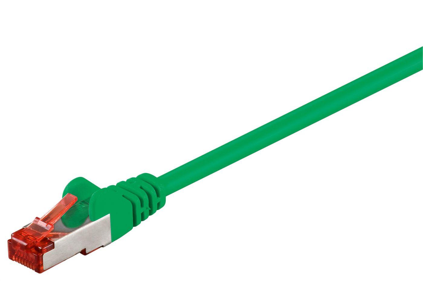 S/FTP CAT6 0,15 m Verde LSZH