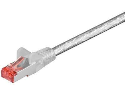 Microconnect SSTP60025T cavo di rete Trasparente 025 m Cat6 S/FTP S-STP (S/FTP CAT6 0.25m Transperant - PiMF Pairs in metal foi