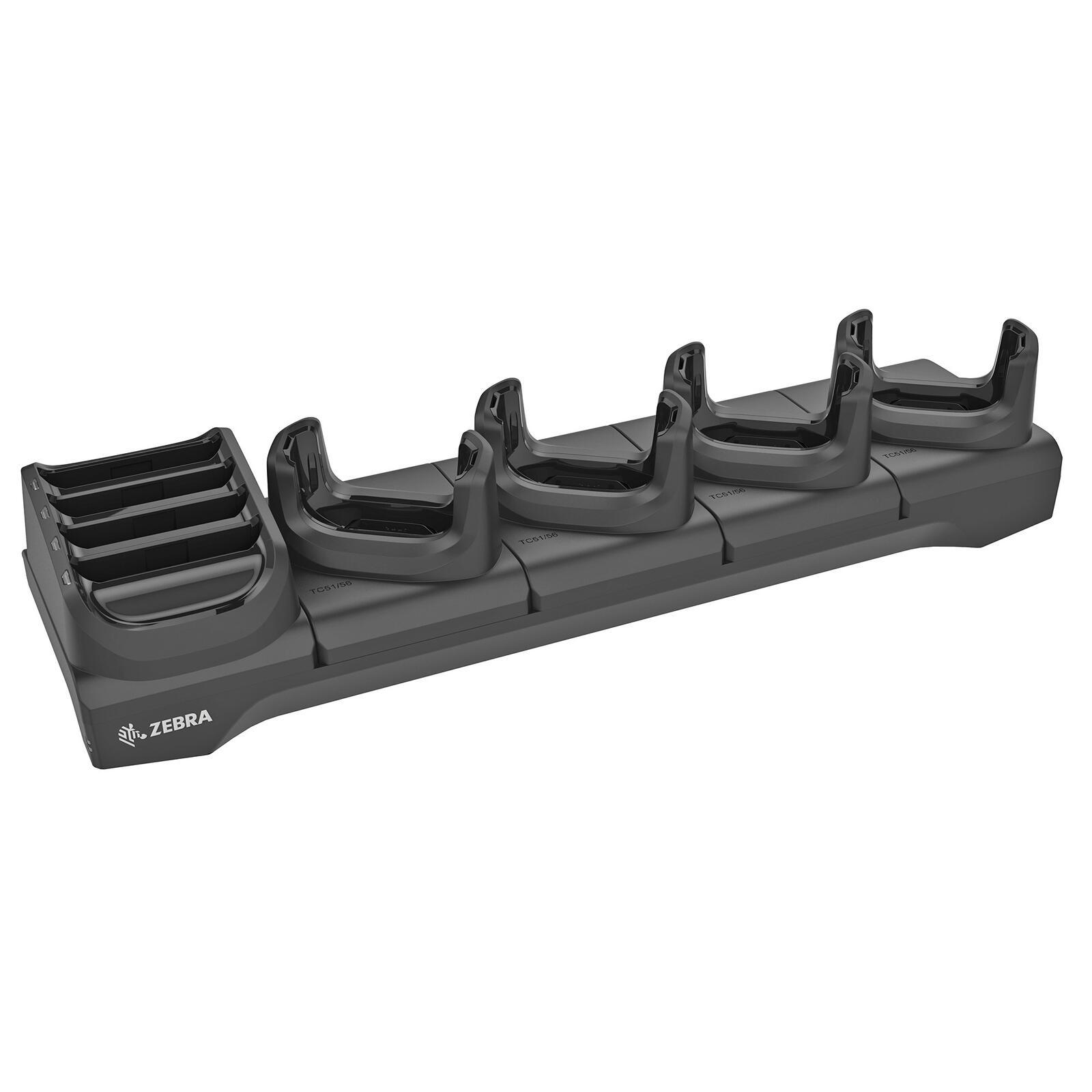 Stazione di ricarica a 5 slot zebra Inc. Campulatore a 4-slot per TC5X