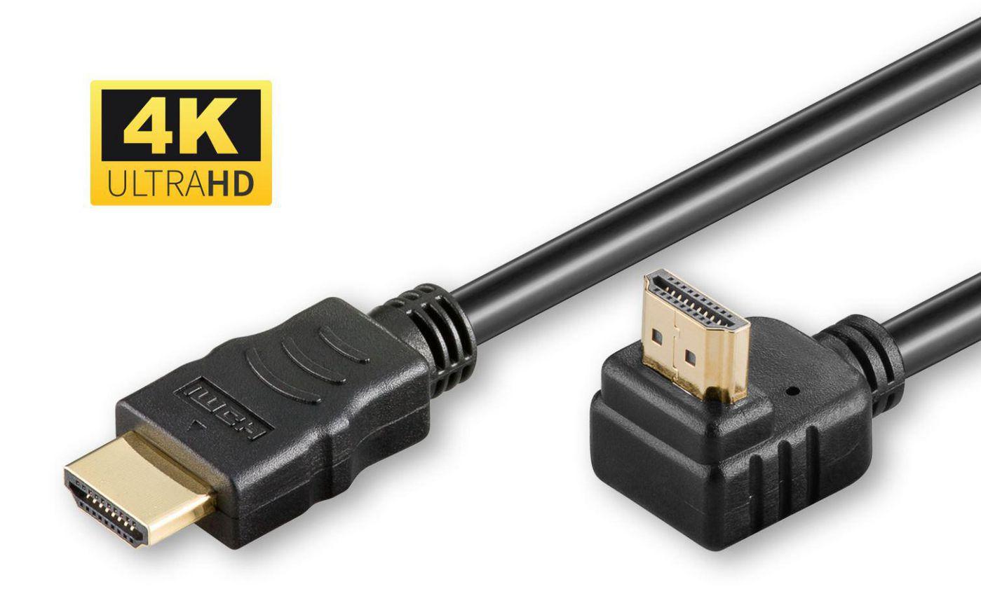 Microconnect HDM19191.5V1.4A90 cavo HDMI 15 m HDMI tipo A Standard Nero (HDMI High Speed cable 15. - A-plug 90 rotated - High S