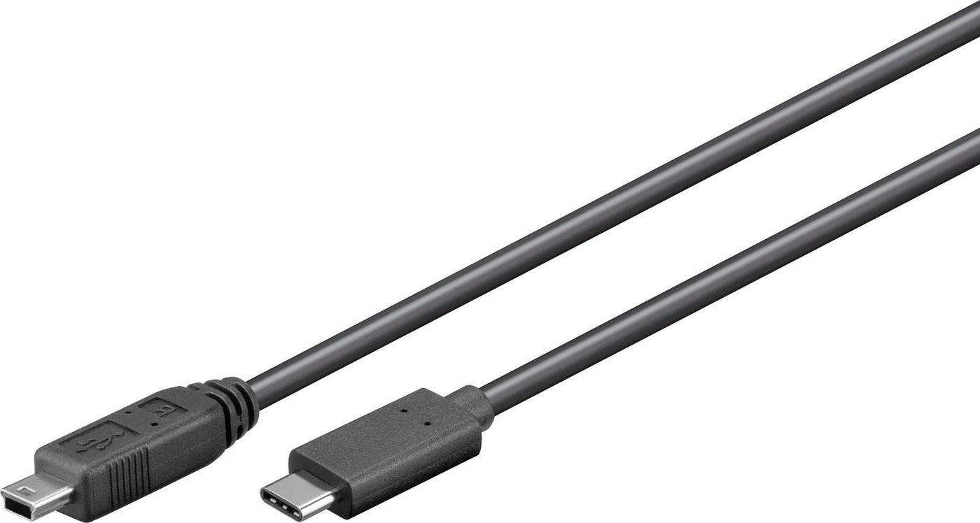 Microconnect USB3.1CMB505 cavo USB 05 m USB 3.2 Gen 1 3.1 Gen 1 USB C Mini-USB B Nero (USB-C to Mini USB B 5P 0.5m - Black for