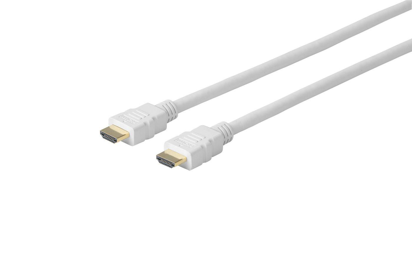 Vivolink PROHDMIHD0.5W cavo HDMI 05 m HDMI tipo A Standard Bianco (Pro HDMI Cable White 0.5m - Ultra Flexible . - Warranty 144M)