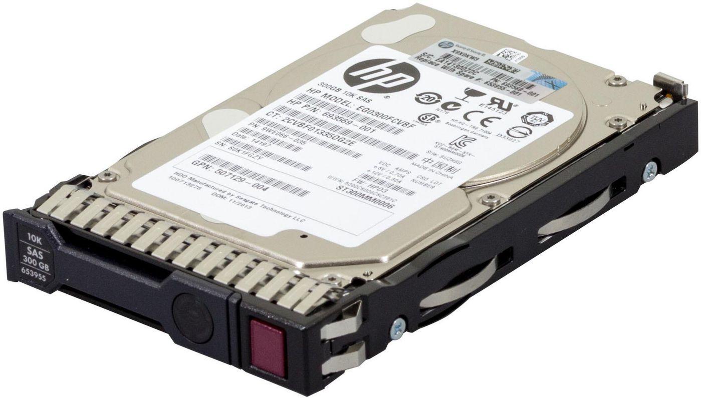 HP 300GB hot-plug dual-port SAS HDD 2.5"