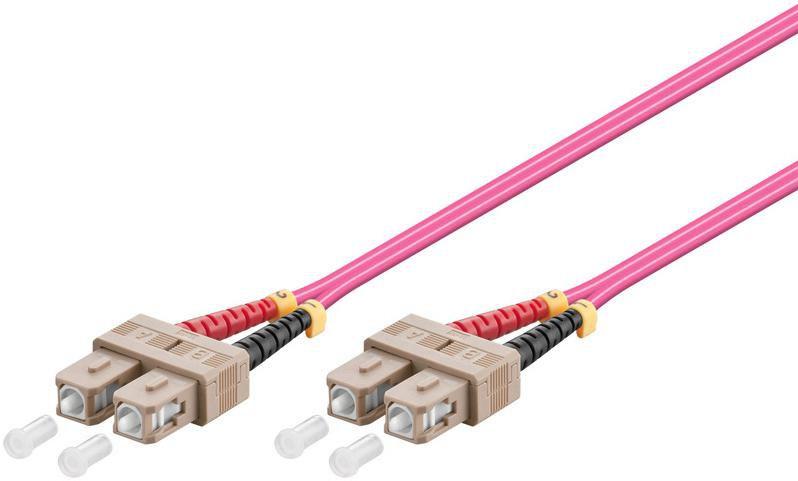 Microconnect FIB222002-4 cavo a fibre ottiche 2 m SC OM4 Viola (SC/UPC-SC/UPC 2m OM4 - MM Duplex LSZH OD 2mm 0.3dB - Erica Viol